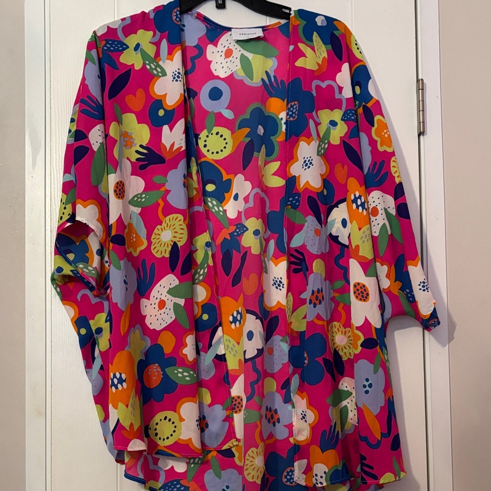 Adrienne Vibrant Multicolor Floral Top